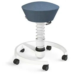 3D-Aktiv-Bürodrehstuhl Swopper aeris blau, Designer Henner Jahns, 52-66 cm