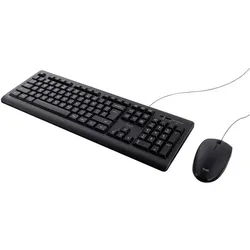 Trust Tastatur-Maus-Set (kabelgebunden) »TKM-250« schwarz