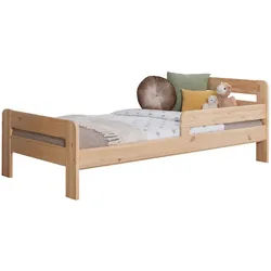 Mid.you Bett , Naturfarben , Holz , Kiefer , massiv , 90x200 cm , für Rollrost geeignet , Schlafzimmer, Komplette Schlafzimmer und Serien, Schlafzimmerserien
