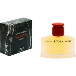 Laura Biagiotti Eau de Toilette Roma Uomo, Glasflakon, Parfüm EDT, Herrenduft