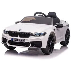 TPFLiving Elektro-Kinderauto BMW M5 silber