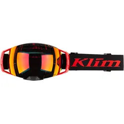 Klim Aeon Snowmobil Brille, schwarz-rot für Männer