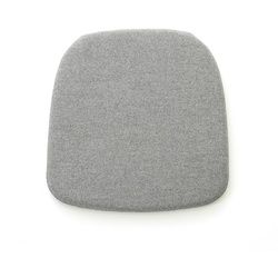 Vitra Sitzkissen für Eames Plastic Armchair Soft Seat Typ A grau, 2x39.5x38.5 cm
