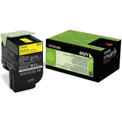Lexmark 80C20Y0 (802Y) - Gelb - Toner