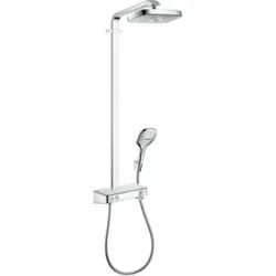 hansgrohe Showerpipe Raindance Select E mit Thermostat, 2jet, chrom
