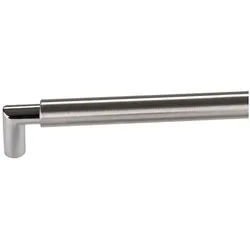 SO-TECH® Möbelgriff Stangengriff E9 echt Edelstahl Ø 16 mm BA 128 - 640 mm (1-St), Bohrlochabstand (BA) 640 mm, silber, inkl. Schrauben silberfarben BA 640 mm