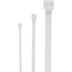 CIMCO 181402 - Kabelbinder, naturfarbig, 2,5x160mm, 100 Stück
