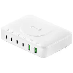 charging station - 7 in 1 - USB 24 pin USB-C - 100 Watt
