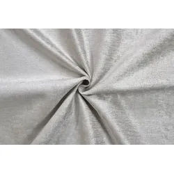 Stofferia Stoff Verdunkelungsstoff Black Out Samt Velour Barcelona Hellgrau, Meterware grau