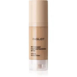 Inglot Skin Focused Care Face Foundation SPF 50 deckendes Foundation SPF 50 Farbton Medium Apricot 30 ml