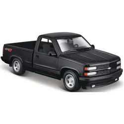 Maisto 32901 - Modellauto - Chevrolet 454 SS Pick-Up '93 (schwarz, Maßstab 1:24)