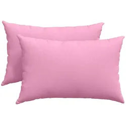 vidaXL Sitzauflage Sofakissen 2 pcs Rosa 60 x 40 cm Stoff, (2 St) rosa