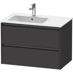 Duravit Ketho.2 Waschtischunterbau wandhängend Graphit Supermatt 810x480x549 mm - K25267080800000 K25267080800000
