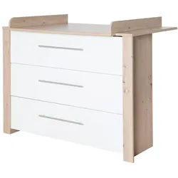 Roba Wickelkommode Malo , Weiß , Holzwerkstoff , 3 Schubladen , 112x98x75 cm , Babymöbel & Kindermöbel, Babyzimmer, Wickelkommoden & Zubehör, Wickelkommoden