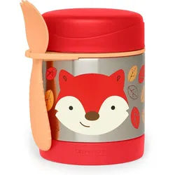 Skip Hop Thermobehälter Zoo Edelstahl Warmhaltebehälter Fuchs, Edelstahl, (2-tlg), mit Multibesteck bunt