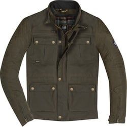 Merlin Yoxall II Motorrad Wachsjacke, grün, Größe XL für Männer