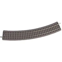 PIKO Modelleisenbahn-Set H0 6er-Set gebogene Gleise mit Bettung 55413
