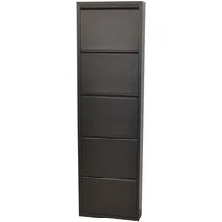 möbel direkt online Metallschuhschrank (5Klappen) Madrid