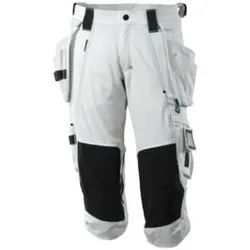 Mascot Dreiviertel-Hose, Hängetaschen, Stretchs Dreiviertel-Hose Größe C64, weiss