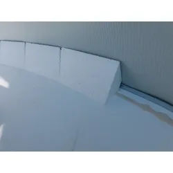 Bodenisolations-Set , Weiß , Kunststoff , 360x490 cm , Freizeit & Co, Pools & Wasserspaß, Poolzubehör, Weiteres Poolzubehör