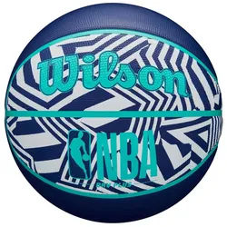 Wilson Basketball NBA DRV PLUS DAZZLE CAMO MINT blau
