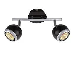 GLOBO LIGHTING Deckenleuchte Deckenleuchte LED Wohnzimmer Deckenlampe Deckenstrahler 2 Flammig