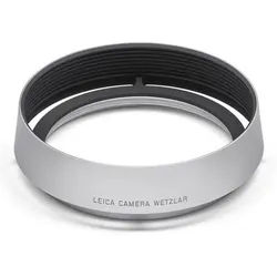 Leica Gegenlichtblende für Leica Q silber eloxiert