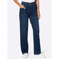 Sieh an! Bequeme Jeans Jeans komfortabel blau 24