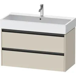 Duravit Ketho.2 Waschtischunterbau wandhängend Taupe Supermatt 984x460x549 mm - K25278083830000 K25278083830000