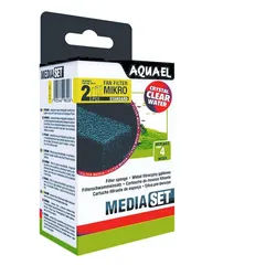 Aquael Aquariumfilter Filterschwamm, für Fan mikro (2 Stück)