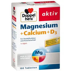 Doppelherz® Magnesium + Calcium D3 Tabletten 100 St 100 St Tabletten