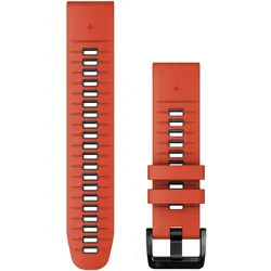 Garmin 010-13280-04 Quickfit Silikonband 22 mm Flammenrot/Graphit