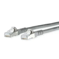 METZ CONNECT Patchkabel Cat.6A AWG 26, LSOH, grau, 2 m
