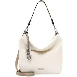 Beuteltasche EMILY & NOAH "Beutel E&N Elke", Damen, Gr. B/H/T: 36cm x 28cm x 14cm 0, beige (beige 400), Polyurethan, Taschen Beuteltasche