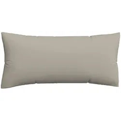 Schlafgut Kopfpolsterbezug , Taupe , Textil , Uni , 40x80 cm , Textiles Vertrauen - Oeko-Tex®, AZO-frei, Oeko-Tex® Standard 100 , bügelleicht, bügelfrei , Heimtextilien, Bezüge, Polsterbezüge
