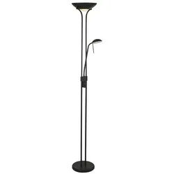 Licht-Erlebnisse Stehlampe MOTHER & CHILD, LED, Warmweiß, LED Wohnzimmer Schwarz matt 180 cm 3000 K 1887 lm Metall Modern schwarz