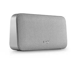 Teufel MOTIV® GO 2 Wireless Lautsprecher (Bluetooth, 20 W, IPX5-Norm, Fast Pair, Party Link Stereo) silberfarben