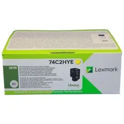 LEXMARK 74C2HYE GELB TONER - 12000 SEITEN FÜR CS725DE