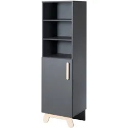 Roba Standregal Jara , Anthrazit , Holzwerkstoff , Rechteckig , 45x166.5x43 cm , Babymöbel & Kindermöbel, Babyzimmer, Babyregale & Kinderregale