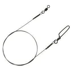 SPRO Vorfachschnur Spro Matt Black Leader 1x7 Titanium - Titanvorfach, 30 m Länge, (1-St) 30 m