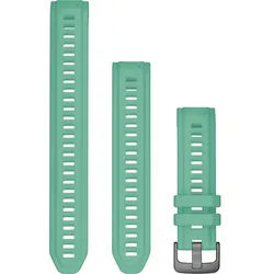 Original Garmin Instinct® 2S-Wechselarmband 20 mm, Silikon, Neo Tropic, 3-teilig, Schließe - Edelstahl schiefergrau