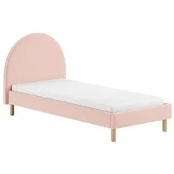 Mid.you Kinder-/Juniorbett , Rosa , Holz , Pinie , Uni , 90x200 cm , Lattenrost,Federholzleisten verleimt, alternative Größen erhältlich , Baby & Kindermöbel, Kinder- & Jugendzimmer, Kinderbetten, Kinder- & Jugendbetten