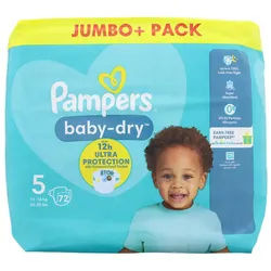 Pampers Windeln Pampers baby-dry Baby Windeln Größe 5 11-16kg 72 Stück 12h Schutz