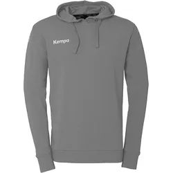 Kapuzenpullover KEMPA "Kapuzenpullover HOODY", Herren, Gr. L, steingrau, Obermaterial: 80% Baumwolle CO. 20% Polyester PES., Pullover Kapuzenpullover