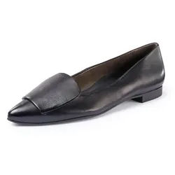 Les ballerines en cuir nappa veau Paul Green noir