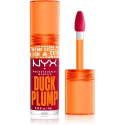 NYX Professional Makeup Duck Plump Lipgloss mit vergrößerndem Effekt Farbton 14 Hall Of Flame 7 ml