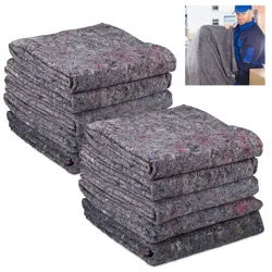 Relaxdays 100 x Umzugsdecke Grau