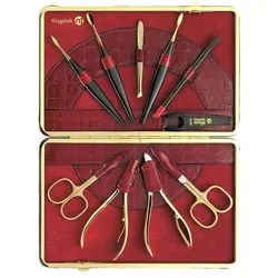 Niegeloh Solingen Etui Modell Kroko XL Rot - Made in 1 St