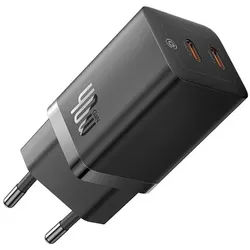 GaN5 Pro 40W 2xUSB-C Wall Charger - Black