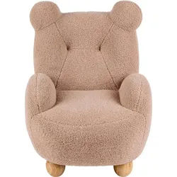 Jimmylee Kindersessel , Cappuccino , Textil , Bär , Füllung: Schaumstoff , 53x63x50 cm , AZO-frei, EN 71 , Baby & Kindermöbel, Babyzimmer, Kindersessel & Kindertische